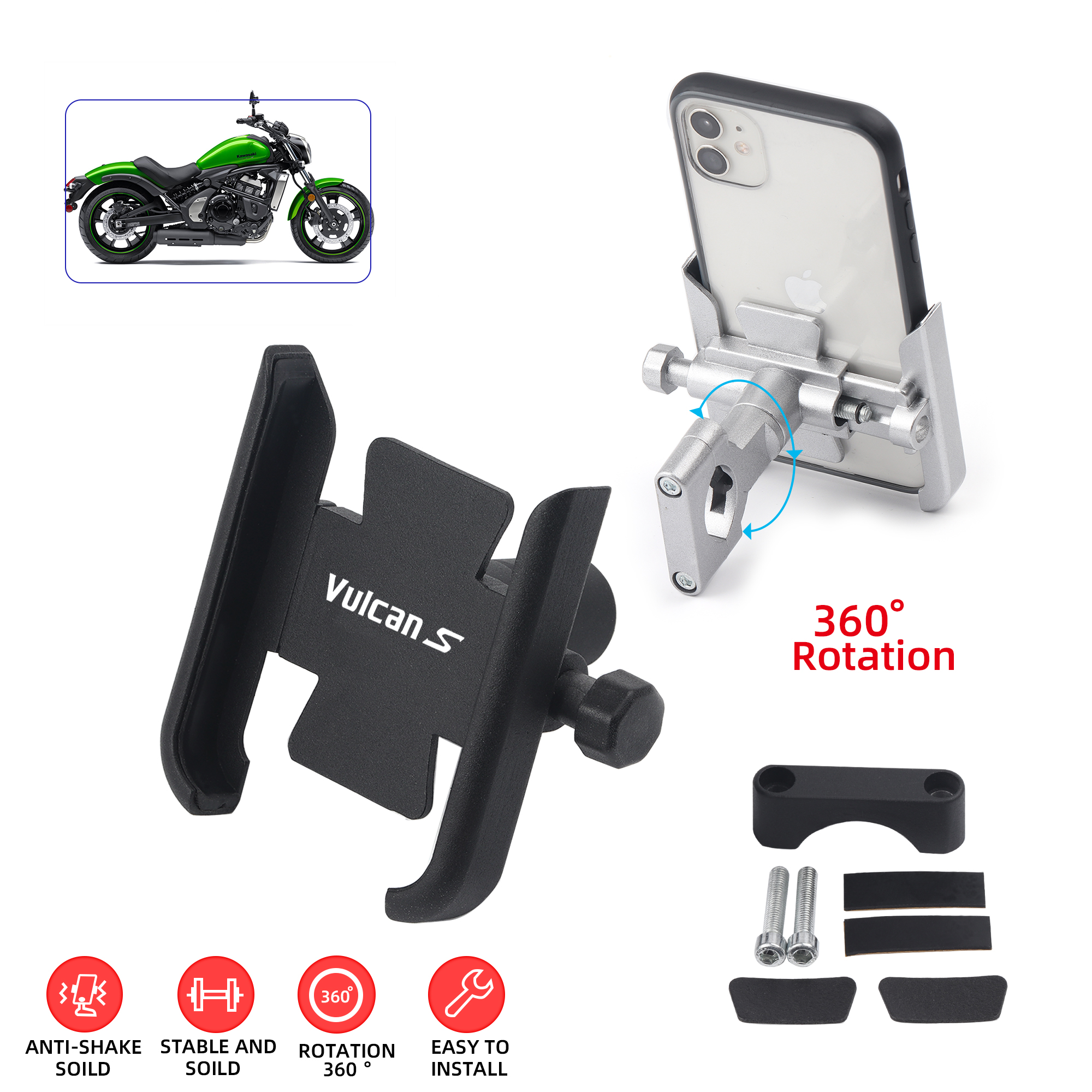 Phone Accessories Logo - For Kawasaki Vulcan s 650 VN