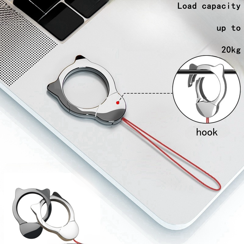 Pop Socket Grip - Phone Lanyard Metal Ring Holder,Cell Phone