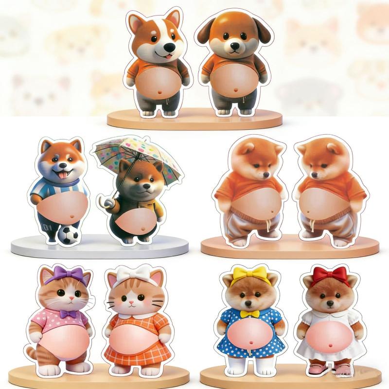 Phone Accessories For Your Car - Kawaii 3D Squeezeable Cat Dog Belly