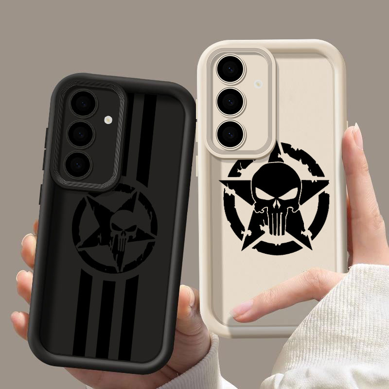 Samsung Accessories Phone - The Punisher Marvel Art Fundas For
