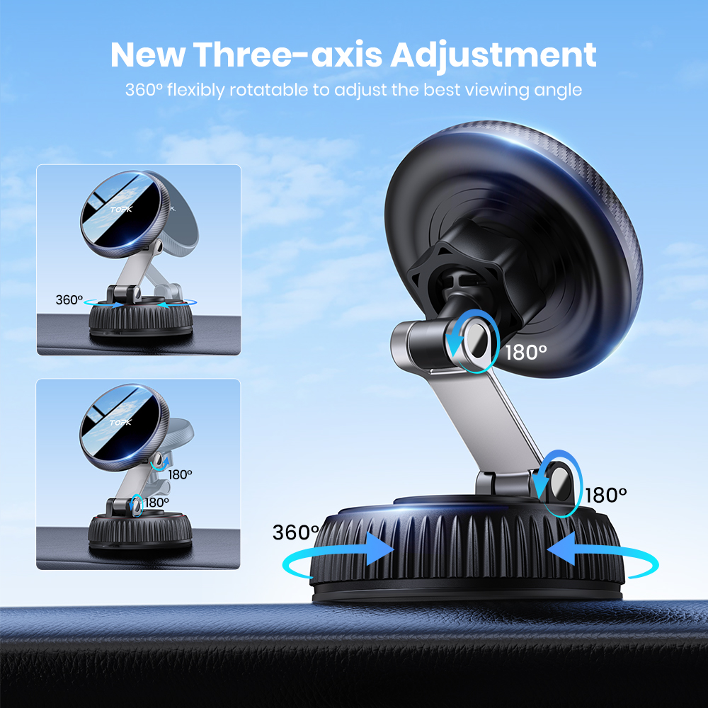 TOPK Magnetic Car Phone Holder - огляд і ціна Car Mount Phone