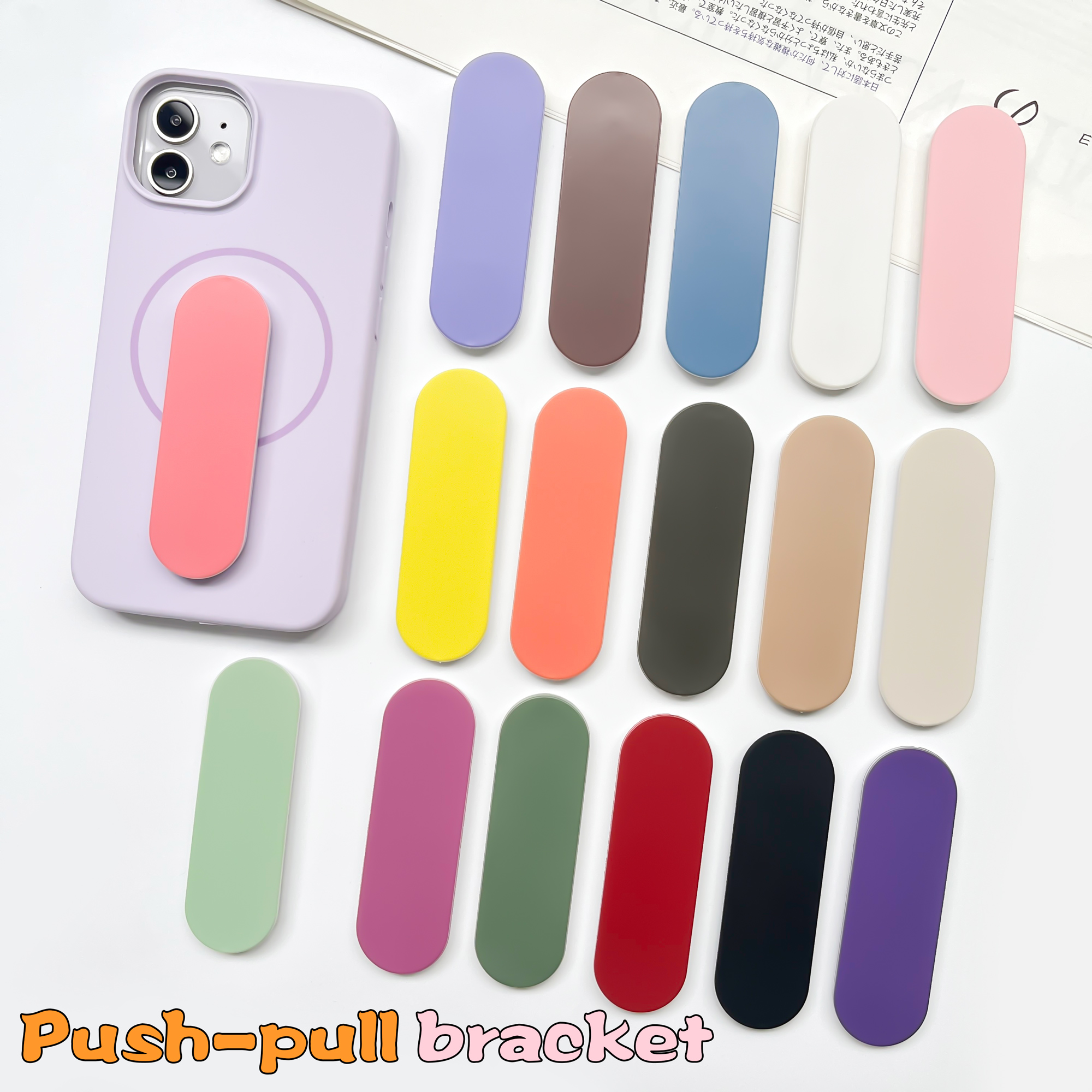 Simple Macaron Solid Color Sli - огляд і ціна Pop Socket Grip