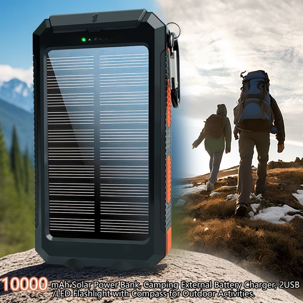 Solar Power Bank10000/20000MAH - огляд і ціна Portable Charger 20000Mah