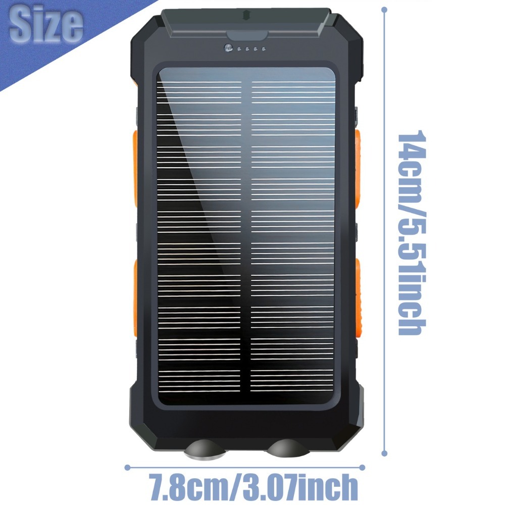 Solar Power Bank10000/20000MAH - огляд і ціна Portable Charger 20000Mah