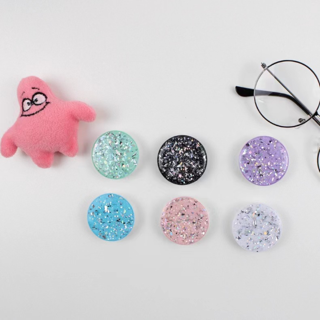 Round Glitter Phone Holder Rin - огляд і ціна Pop Socket Grip