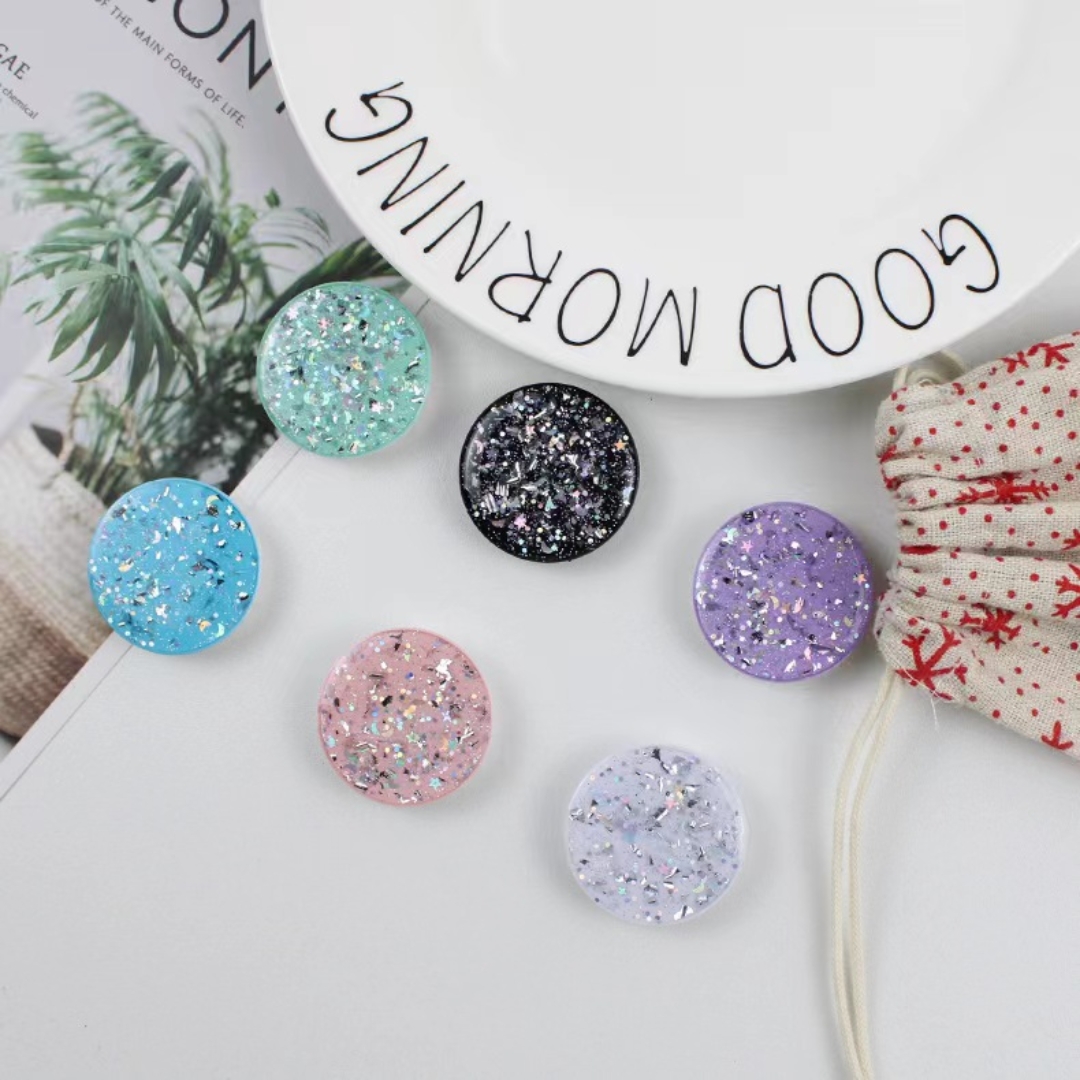 Round Glitter Phone Holder Rin - огляд і ціна Pop Socket Grip