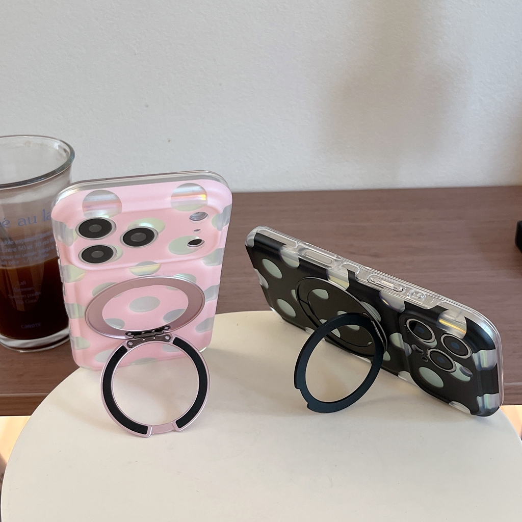Fashion Illusory Color Polka D - огляд і ціна Phone Accessories Ring Holder