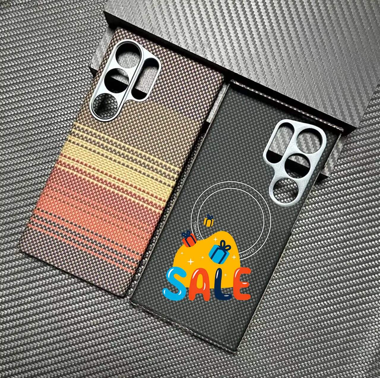 New Genuine Carbon Aramid Fibe - огляд і ціна Phone Accessories Pouch
