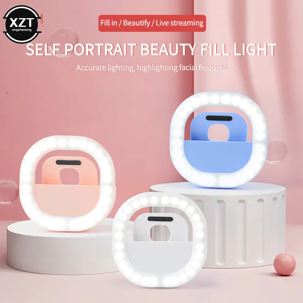Mobile Phone LED Ring Fill Lig - огляд і ціна Led Strip Selfie