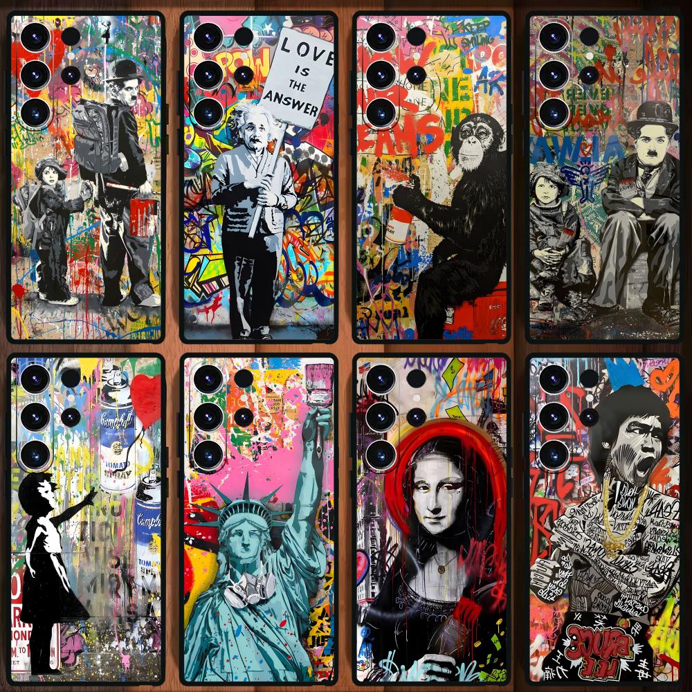 Banksy Graffiti Art  Phone Cas - огляд і ціна Samsung Accessories Phone