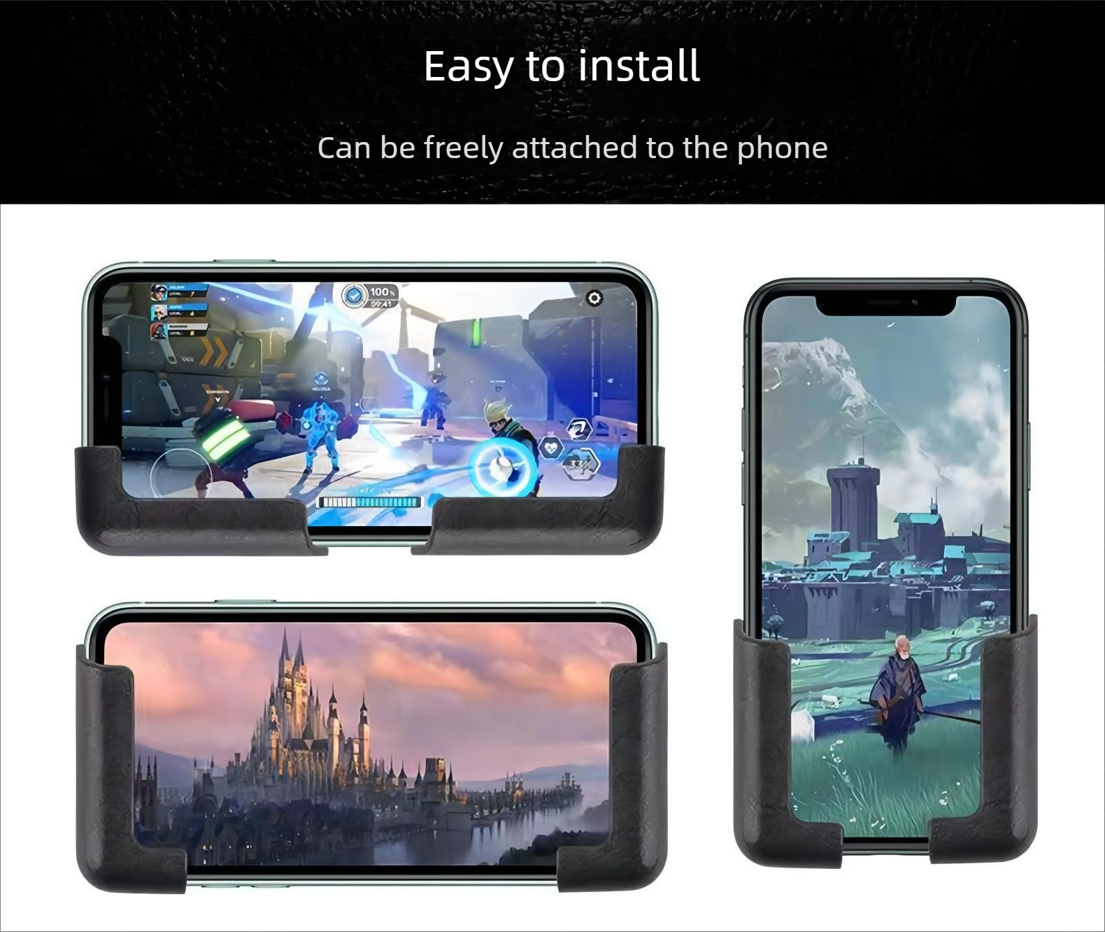 Self-Adhesive Dashboard Phone  - огляд і ціна Phone Accessories Rack