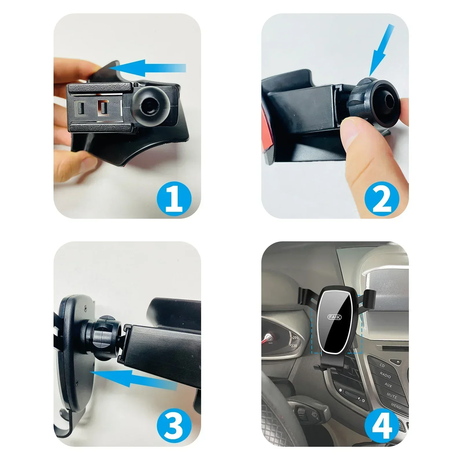 Car Mobile Phone Holder GPS Br - огляд і ціна Qq Phone Accessories