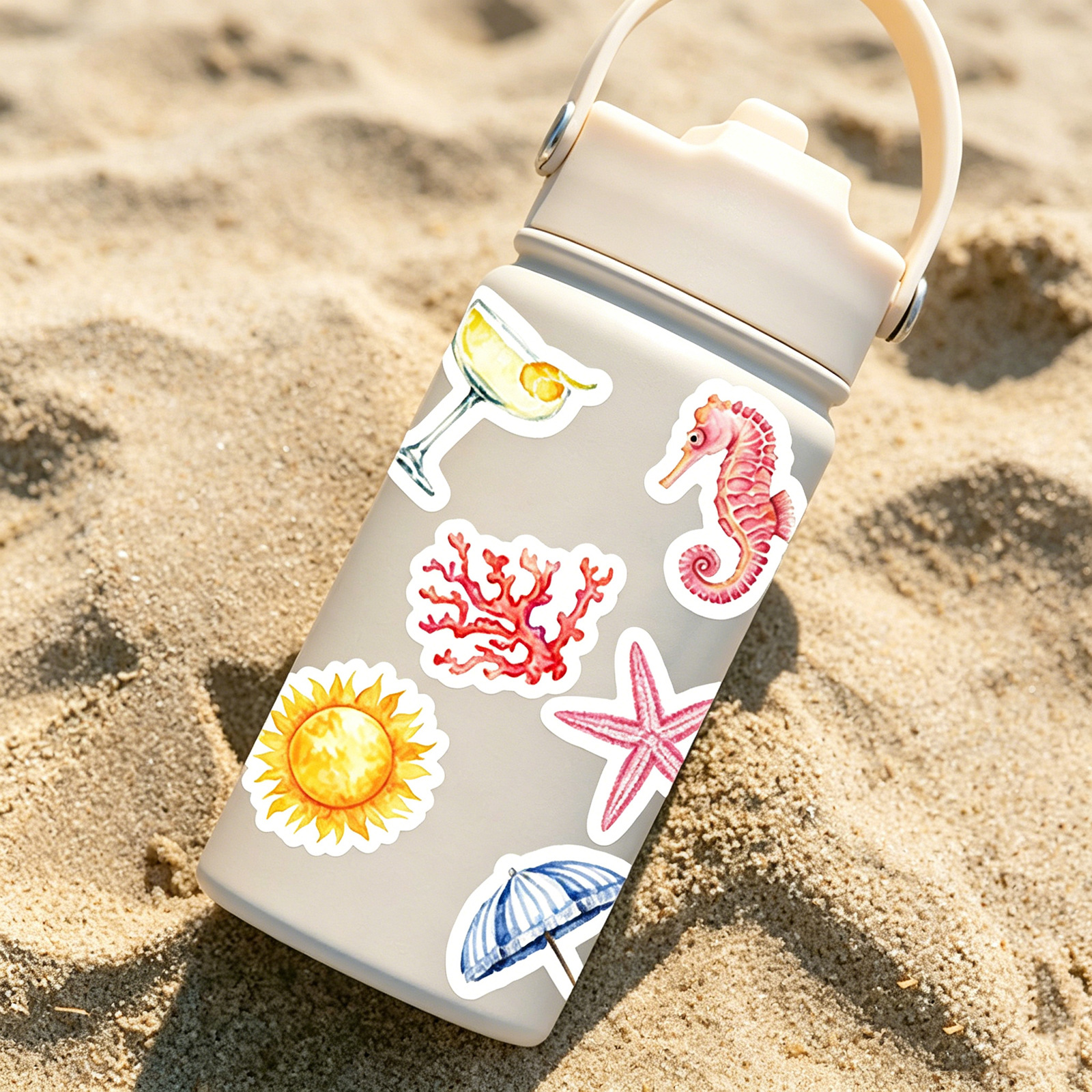 50Pcs Summer Theme Stickers Be - огляд і ціна Phone Accessories For Your Car