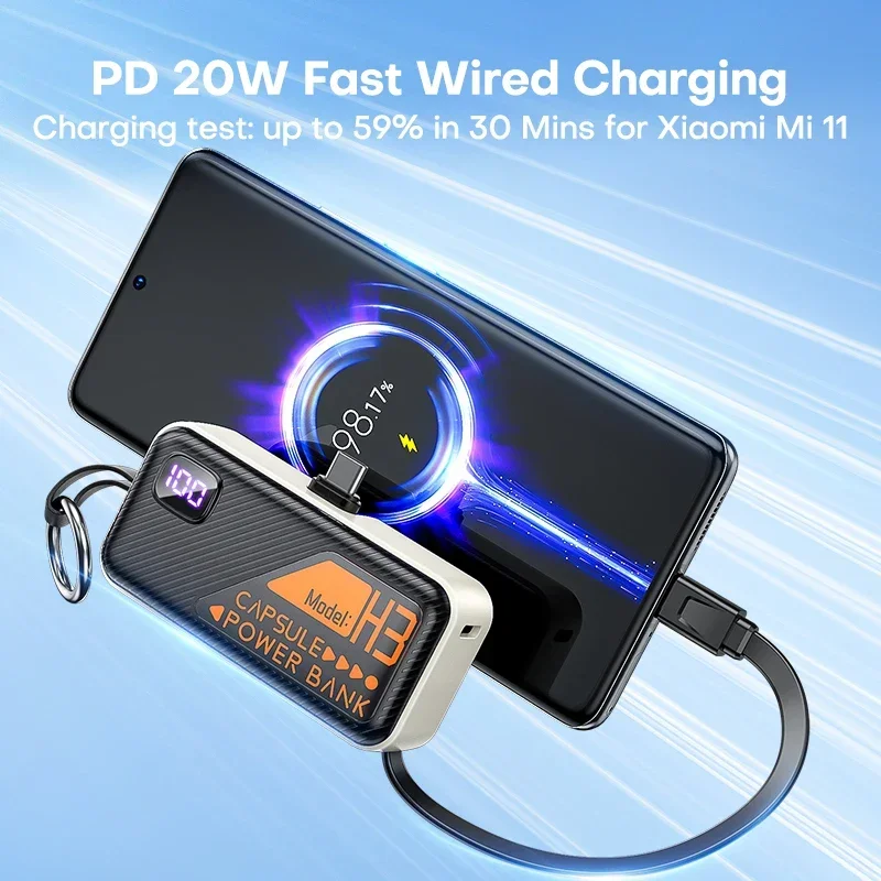 Mini Power bank 20000mah Built - огляд і ціна Portable Charger 20000Mah