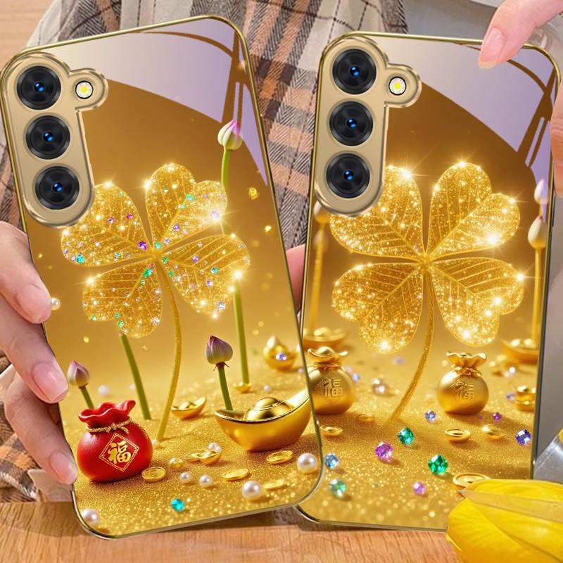 A huge golden clover For Samsu - огляд і ціна Samsung Accessories Phone