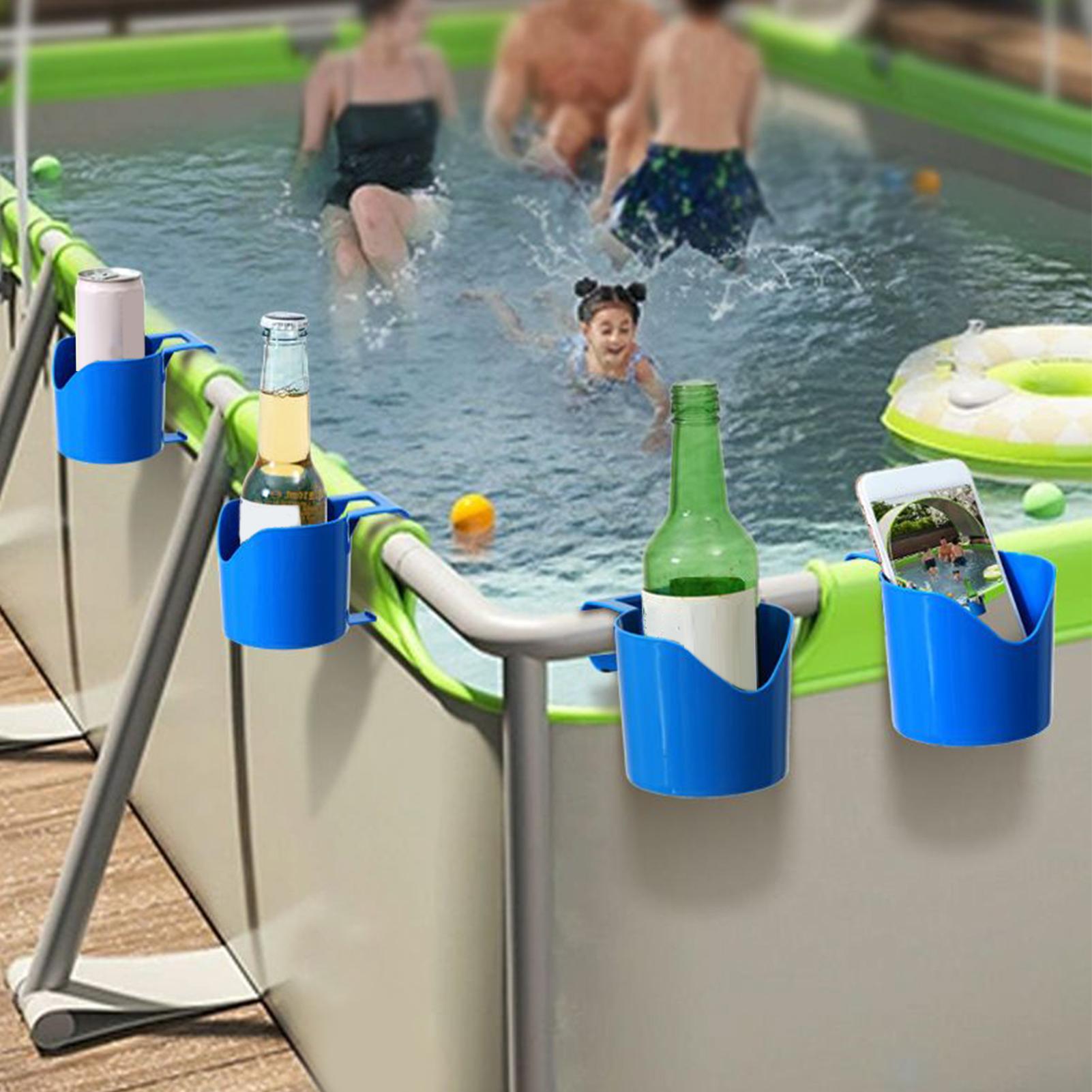 4pcs Swimming Pool Side Drink  - огляд і ціна Phone Accessories Rack