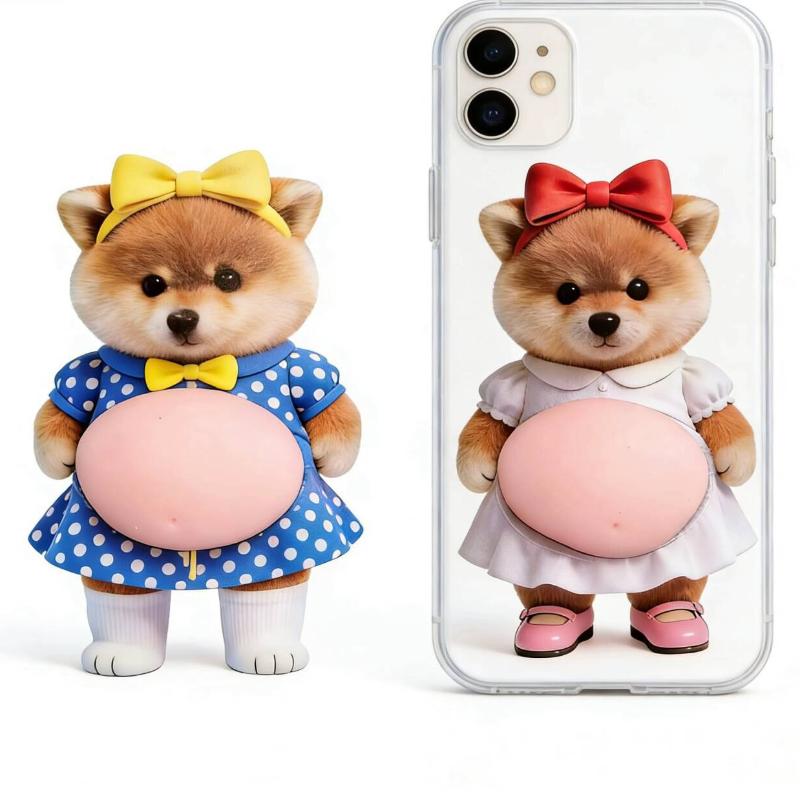 Kawaii 3D Squeezeable Cat Dog  - огляд і ціна Phone Accessories For Your Car