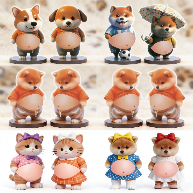 Kawaii 3D Squeezeable Cat Dog  - огляд і ціна Phone Accessories For Your Car