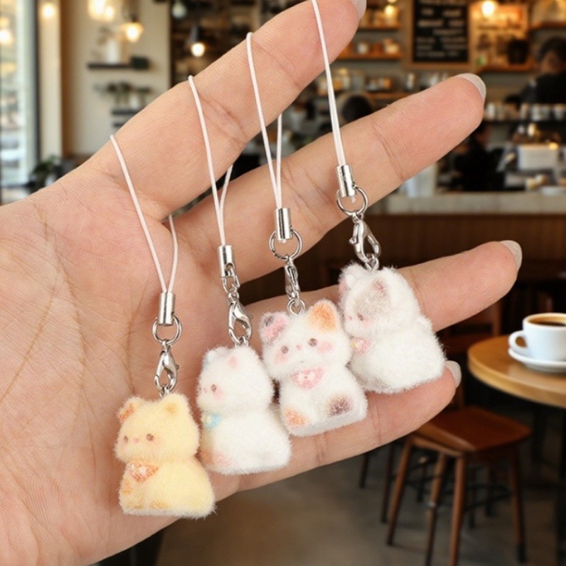 Cute Cartoon Flocking Animal C - огляд і ціна Phone Accessories For Your Car