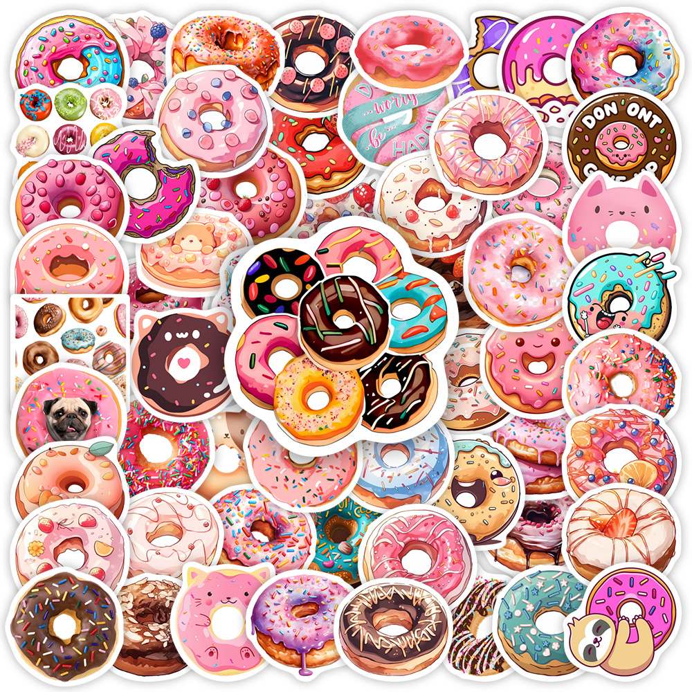 Cute Donut Dessert Stickers DI - огляд і ціна Phone Accessories For Your Car