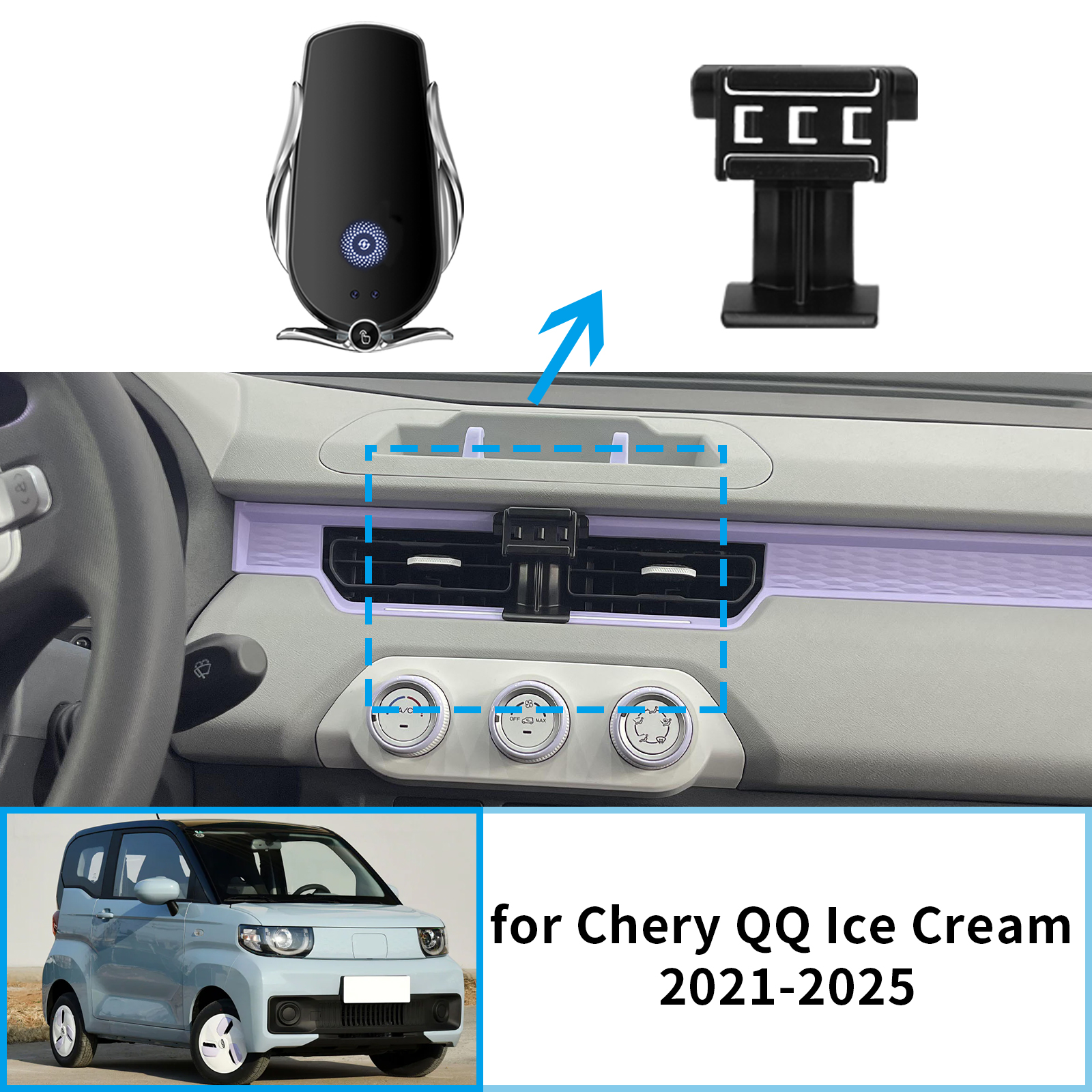 Car Mobile Phone Holder for Ch - огляд і ціна Qq Phone Accessories
