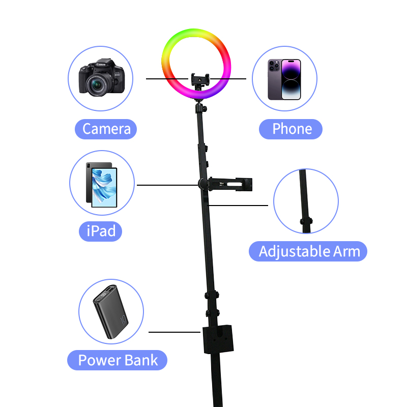 80cm 360° Selfie Photo Booth w - огляд і ціна Led Strip Selfie
