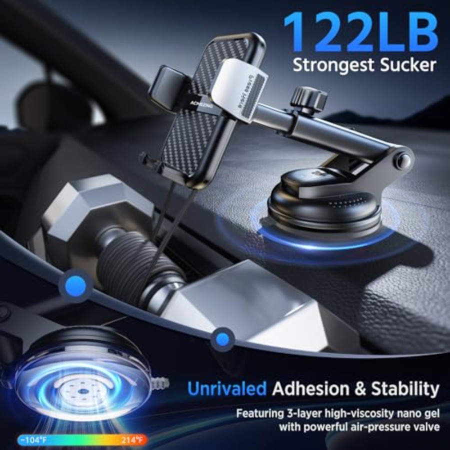 3-in-1 Car Phone Holder [122+L - огляд і ціна Car Mount Phone