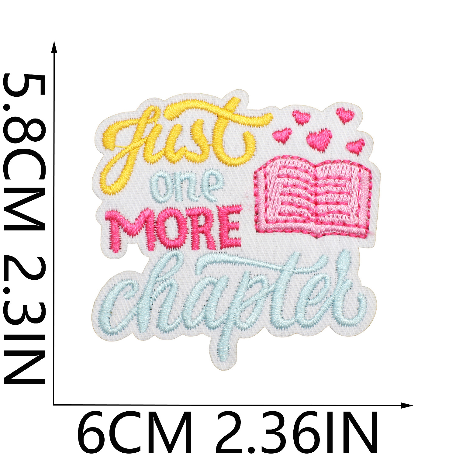 10 Pcs I Love Books Embroidere - огляд і ціна Phone Accessories Pictures
