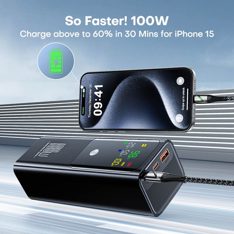 QOOVI PD 100W Power Bank 20000 - огляд і ціна Portable Charger 20000Mah