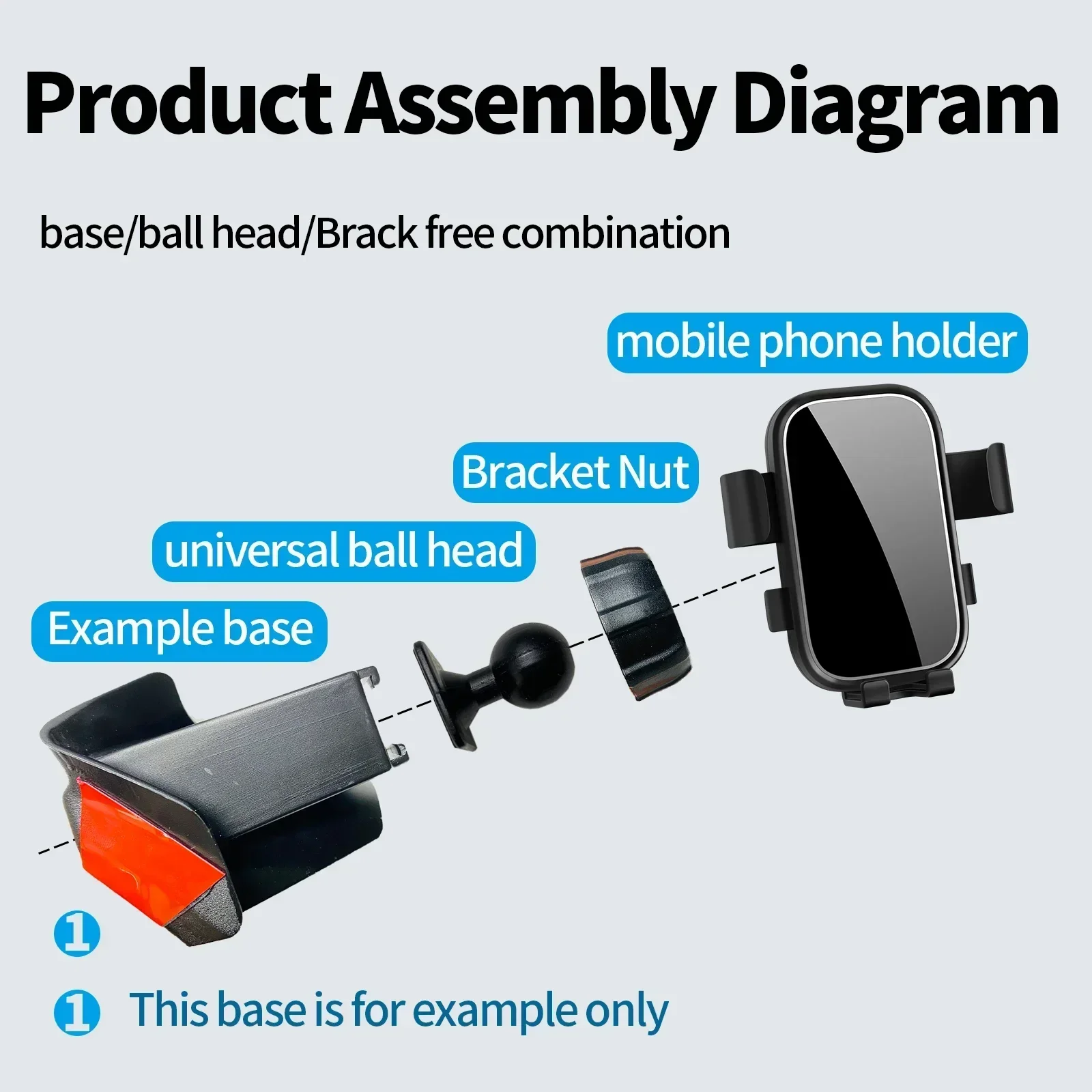 Car Mobile Phone Holder for Ch - огляд і ціна Qq Phone Accessories