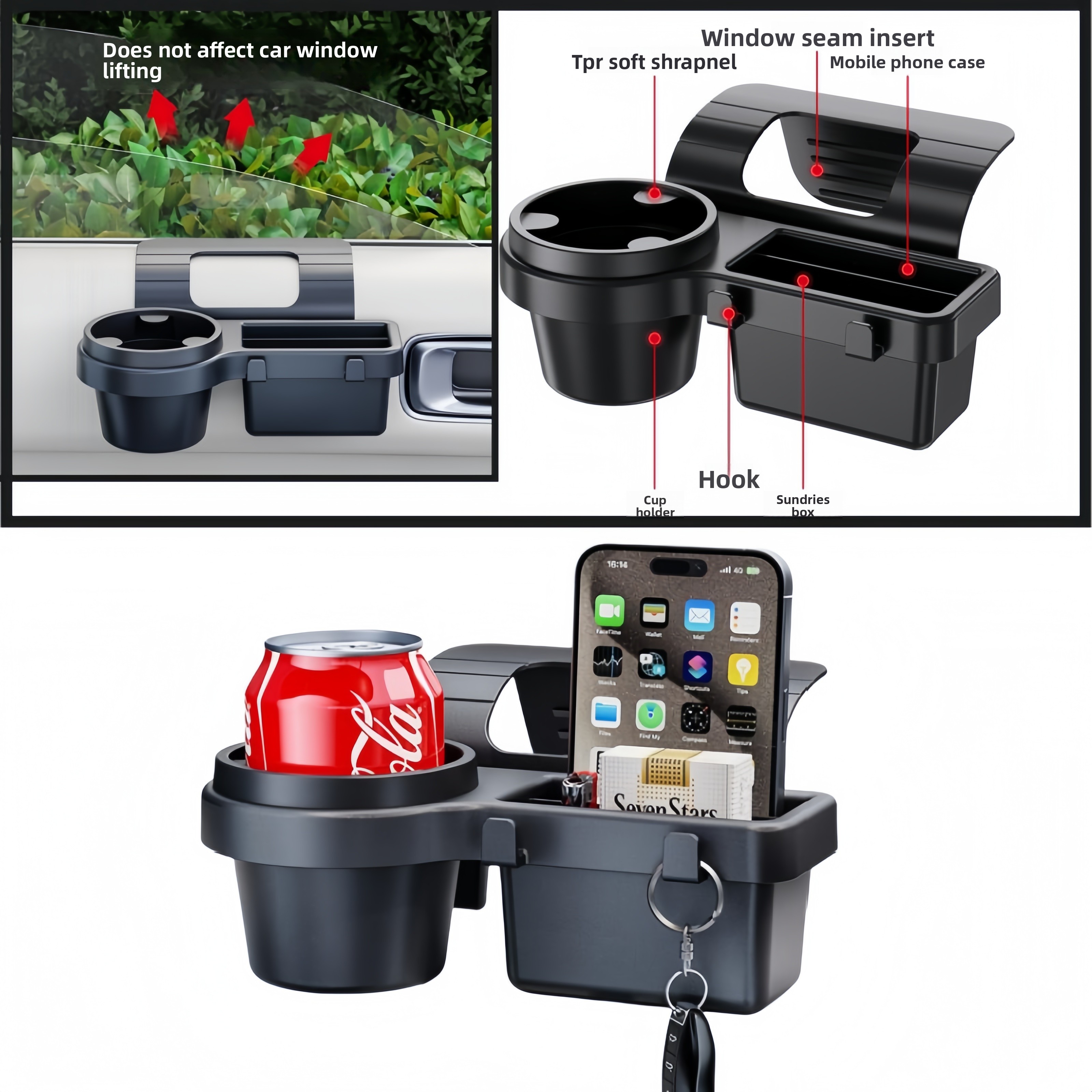 Car Cup Holder Phone Mount Org - огляд і ціна Phone Accessories Rack