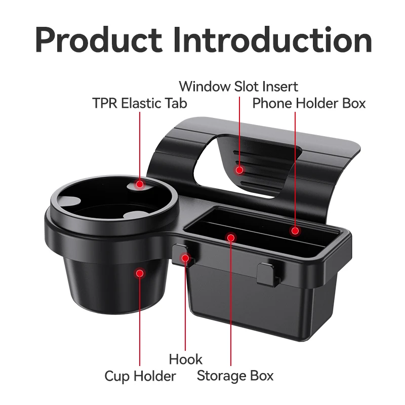 Car Cup Holder Phone Mount Org - огляд і ціна Phone Accessories Rack