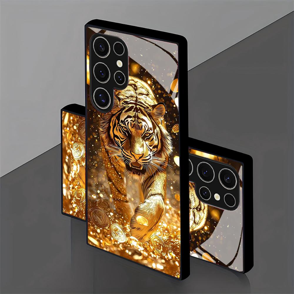 Tiger pattern glass Phone Case - огляд і ціна Samsung Accessories Phone