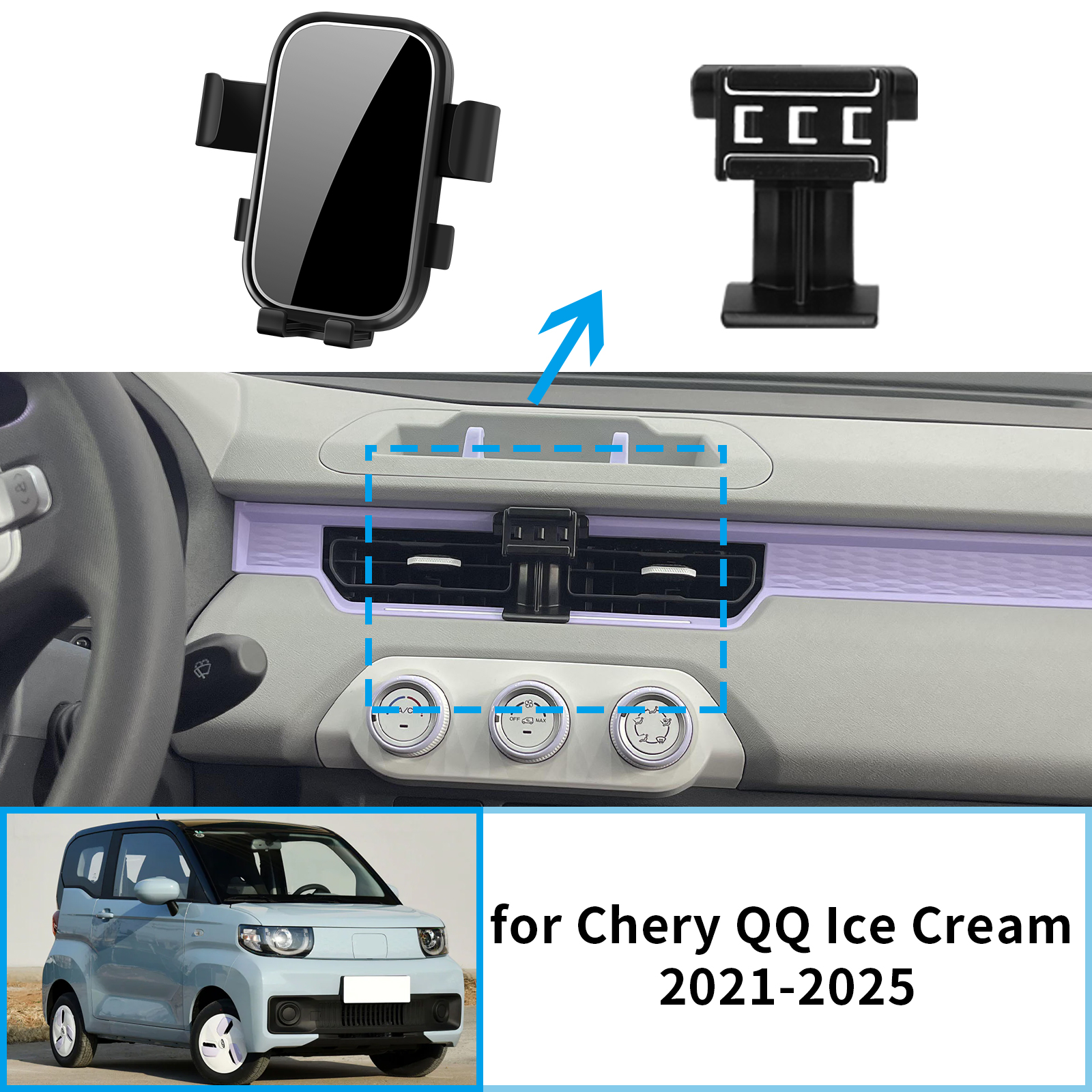 Car Mobile Phone Holder for Ch - огляд і ціна Qq Phone Accessories